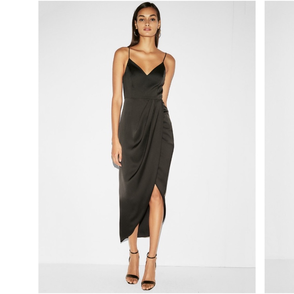 ONE DAY SALE- Express Elegant Red Flare Maxi Dress